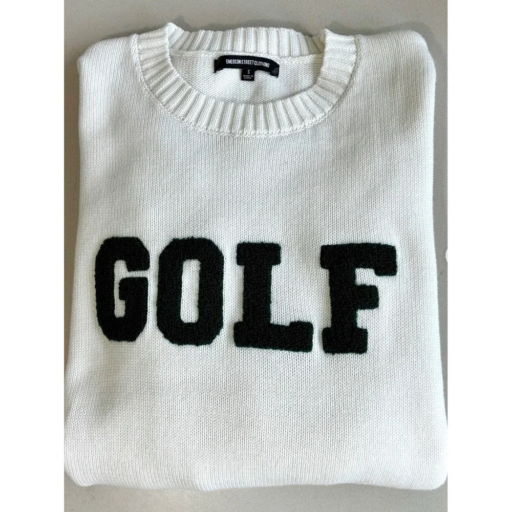 Emerson Street Clothing GOLf Sweater 100% Cotton‎ Women's Size XL - Picture 2 of 9